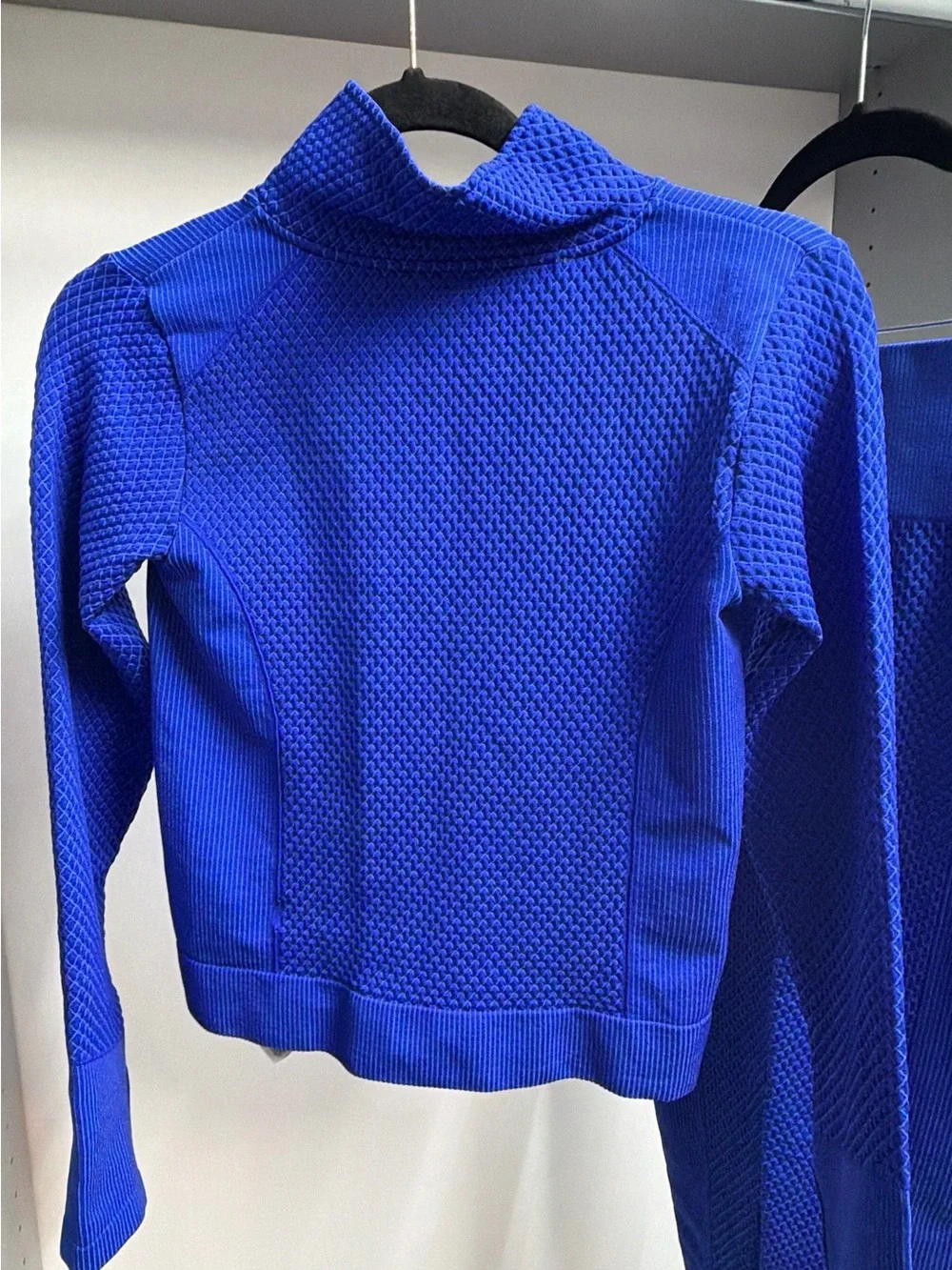 Bailey/44 Sport Cobalt Blue Seamless Activewear Set – Size Small